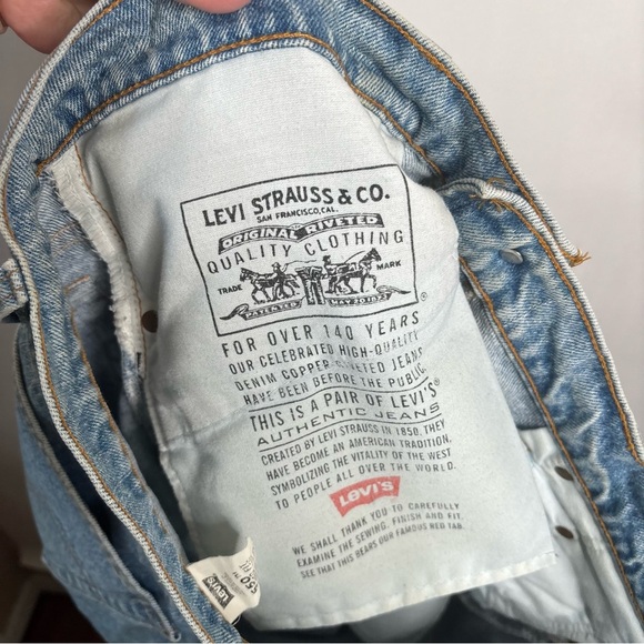 Levi’s 90’s Vintage Men’s 550 Relaxed Fit Tapered Leg size 38 - Picture 11 of 12